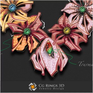 Collar - Melody of Colors Jewelry - Diseño Digital de...
