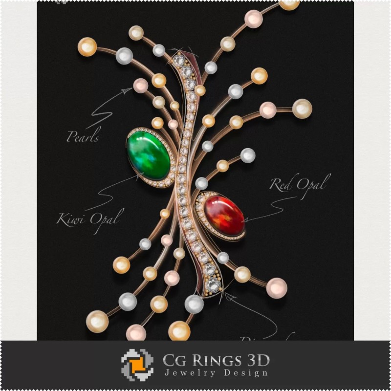 Brooch - Jewelry Design (Digital)