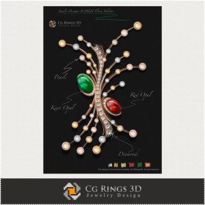 Broche - Diseño de joyas (Digital) 2