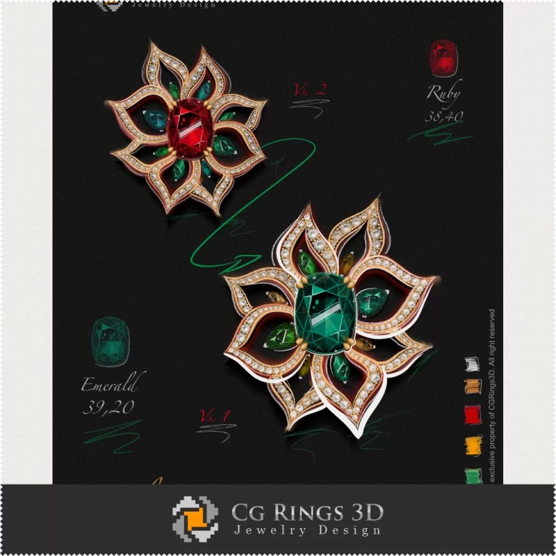 Cercei - Design Bijuterii (Digital)