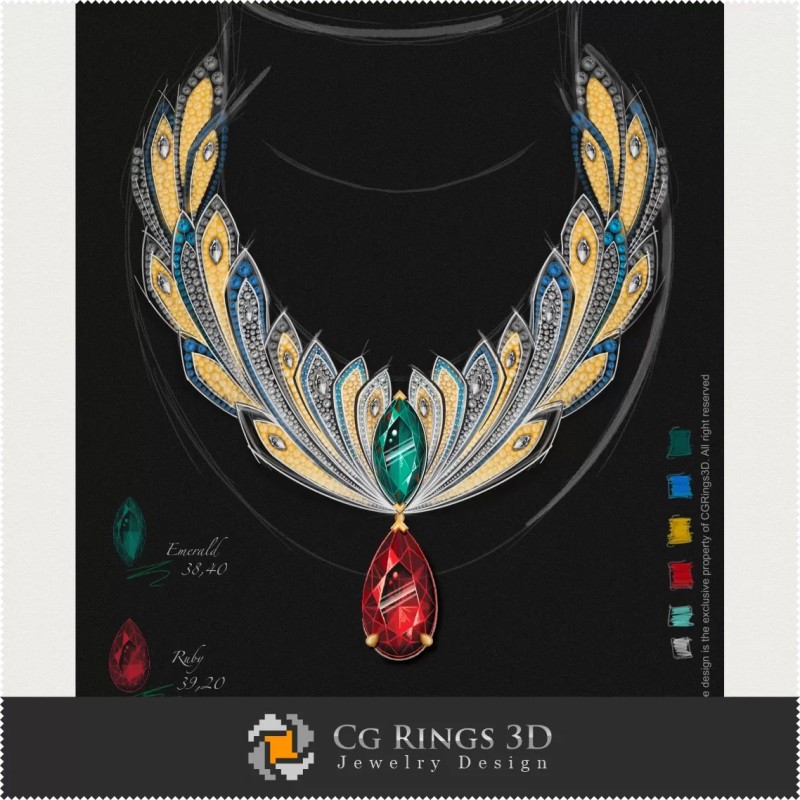 Necklace - Jewelry Design (Digital)