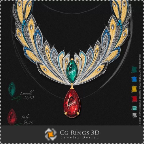 Necklace - Jewelry Design (Digital)
