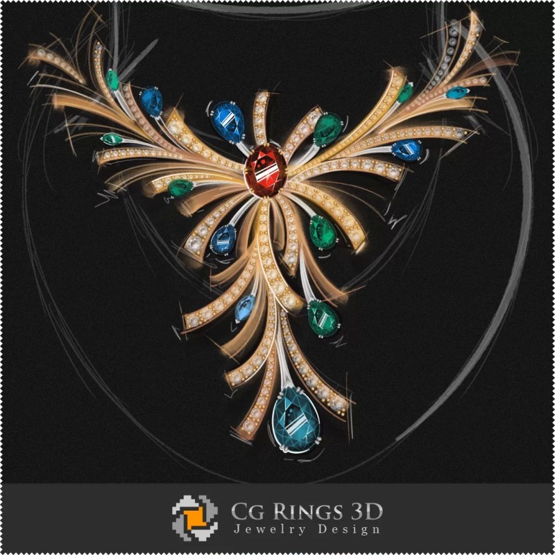 Necklace - Jewelry Design (Digital)