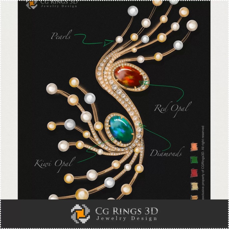 Broşă - Design Bijuterii (Digital)