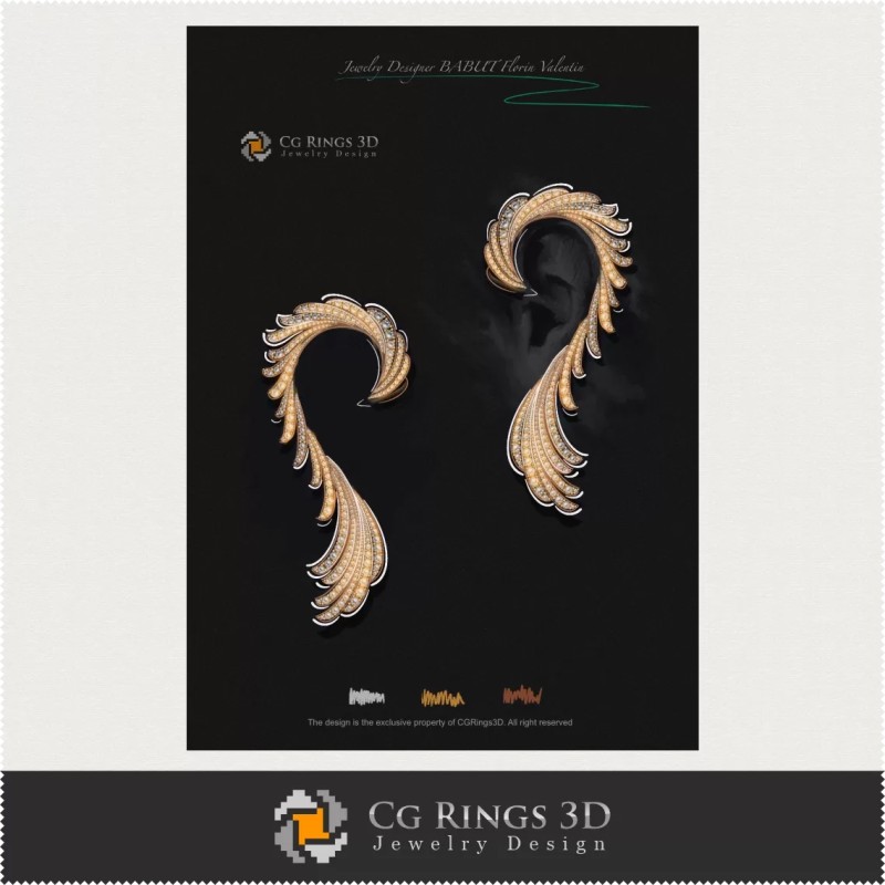 Pendientes - Diseño de Joyería (Digital)