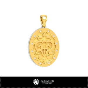 Collezione 3D di Ciondoli Zodiacali Home, Gioielli 3D CAD, Collezioni di Gioielli 3D CAD 2