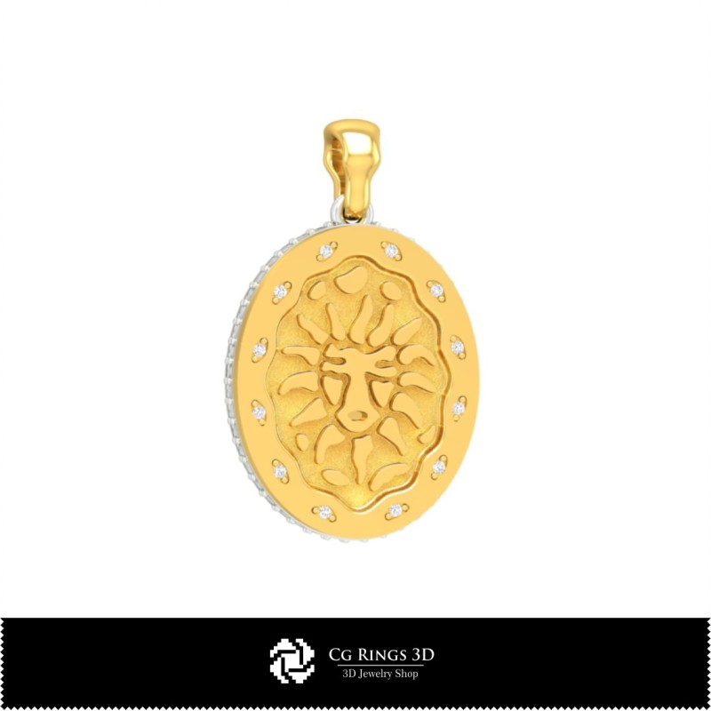3D Collection of Zodiac Pendants Home, Jewelry 3D CAD, Jewelry Collections 3D CAD 