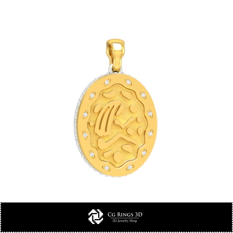 Colecție 3D pandantive zodiacale Acasă, Bijuterii CAD 3D, Colecții bijuterii CAD 3D