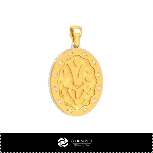 Collezione 3D di Ciondoli Zodiacali Home, Gioielli 3D CAD, Collezioni di Gioielli 3D CAD