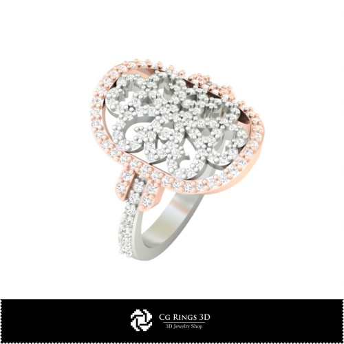 Schmuck - Schmuckset 3D-CAD, Schmuck 3D-CAD, Ringe 3D-CAD, Anhänger 3D-CAD, Schmucksets 3D-CAD, Modeschmuck-Ringe 3D, Crossover