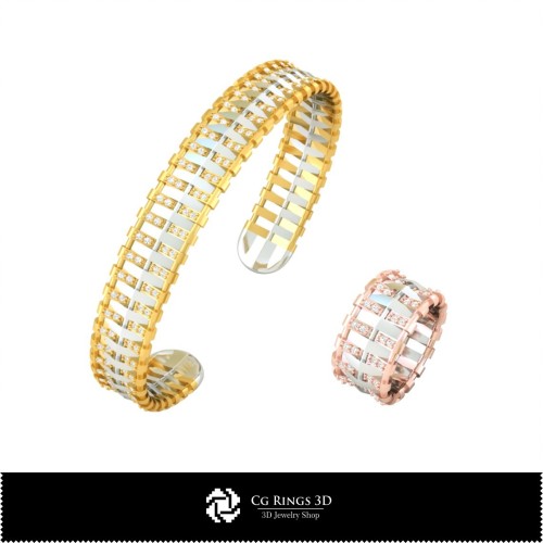 Gioielleria-Set di Gioielli CAD 3D Gioielleria CAD 3D, Set di Gioielli CAD 3D