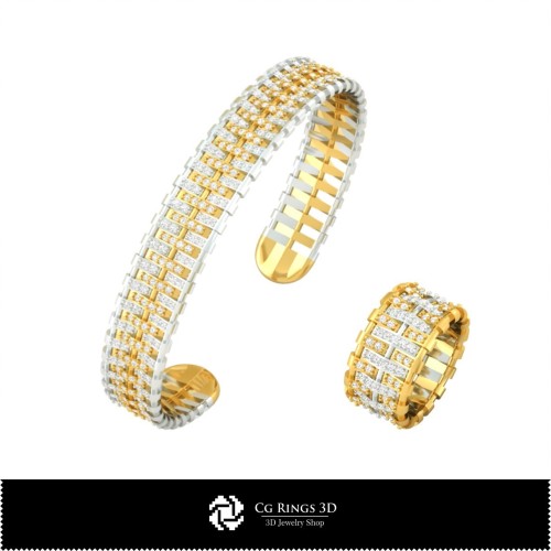 Bijoux-Ensemble de bijoux CAO 3D CAO 3D bijoux, Ensembles de bijoux CAO 3D