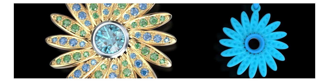 Free 3D Pendants - Professional Jewelry CAD Models for Designers