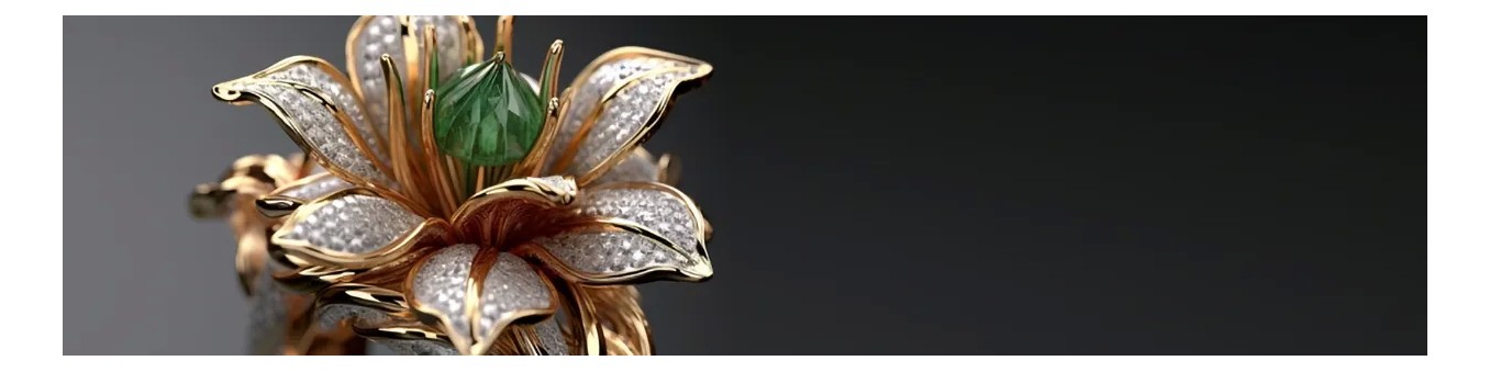 AI‑Jewelry with Diamond - 面向珠宝匠的高端3D CAD模型
