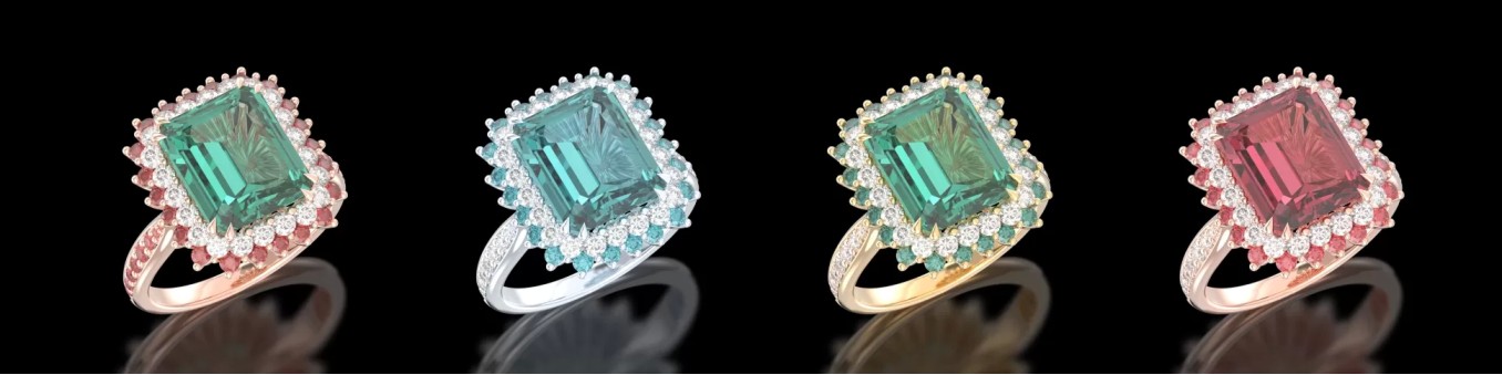 French Jewelry 3D – Modele Digitale Haute Joaillerie | Babut Florin Valentin | CGRINGS3D