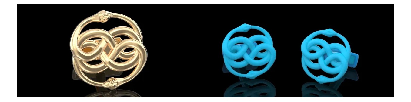 袖扣 3D CAD – 专业珠宝袖扣模型 | CGRINGS3D