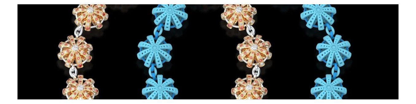 Collections de bijoux 3D - Ensembles de bijoux CAO professionnels | CGRINGS3D