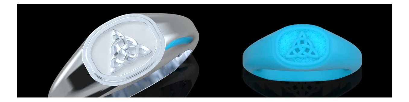 男士戒指 3D CAD 模型 – 面向珠宝匠的高端 3D 可打印设计