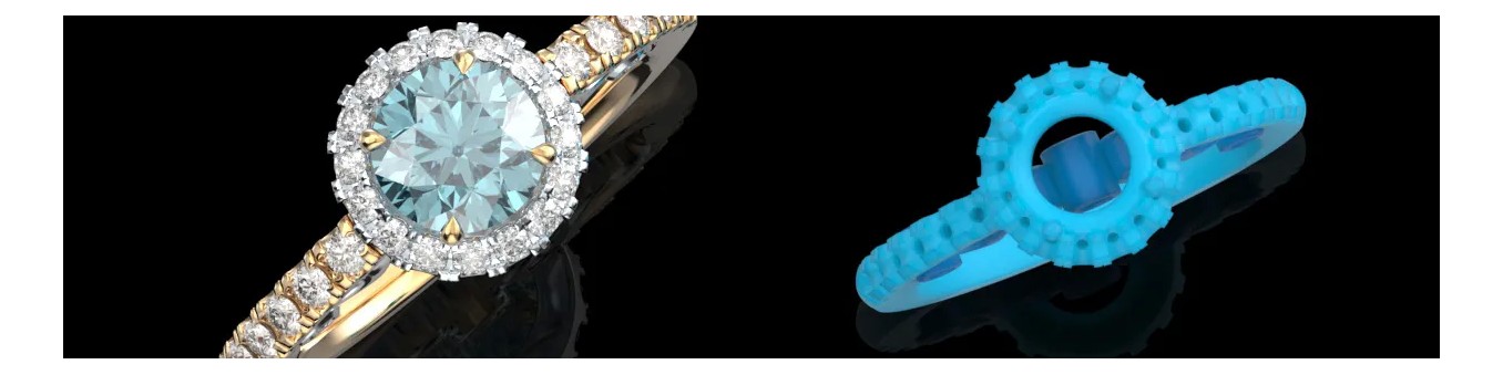Engagement Rings 3D CAD Models | Professional Jewelry Design Files