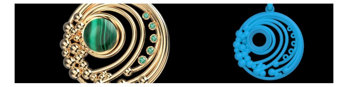 Pendentifs de balles 3D - Modèles CAO Joaillerie haut de gamme pour professionnels
