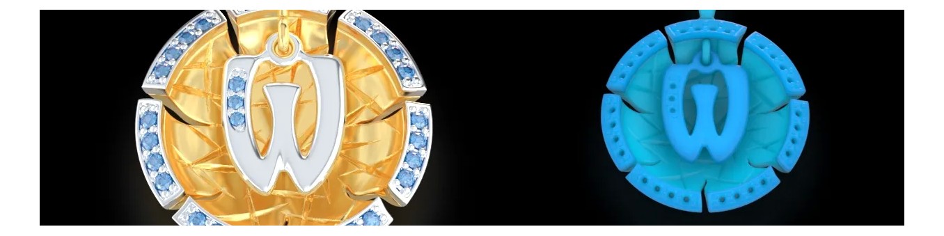 Modèles CAO de bijoux modernes rétro en 3D – Conceptions en 3D d'inspiration vintage